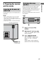 Предварительный просмотр 25 страницы Sony STR-DG520 Operating Instructions Manual