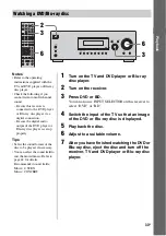 Предварительный просмотр 33 страницы Sony STR-DG520 Operating Instructions Manual