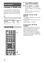 Предварительный просмотр 50 страницы Sony STR-DG520 Operating Instructions Manual