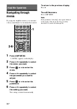 Предварительный просмотр 36 страницы Sony STR-DG710 Operating Instructions Manual