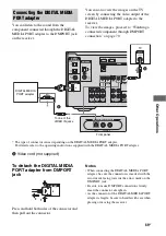 Предварительный просмотр 69 страницы Sony STR-DG710 Operating Instructions Manual