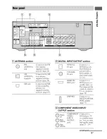 Предварительный просмотр 9 страницы Sony STR-DG810 Operating Instructions Manual