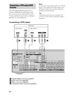 Preview for 22 page of Sony STR-DG810 Operating Instructions Manual