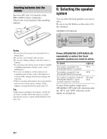 Предварительный просмотр 28 страницы Sony STR-DG810 Operating Instructions Manual