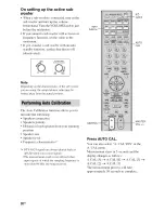 Предварительный просмотр 30 страницы Sony STR-DG810 Operating Instructions Manual