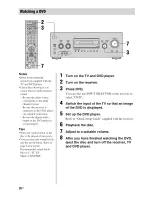 Предварительный просмотр 38 страницы Sony STR-DG810 Operating Instructions Manual