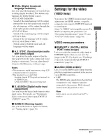 Preview for 47 page of Sony STR-DG810 Operating Instructions Manual