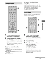 Предварительный просмотр 59 страницы Sony STR-DG810 Operating Instructions Manual