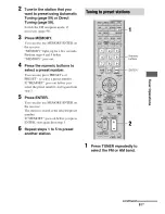 Preview for 61 page of Sony STR-DG810 Operating Instructions Manual