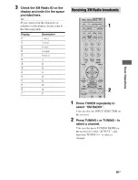 Preview for 65 page of Sony STR-DG810 Operating Instructions Manual