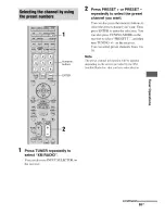 Предварительный просмотр 69 страницы Sony STR-DG810 Operating Instructions Manual