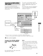 Preview for 73 page of Sony STR-DG810 Operating Instructions Manual