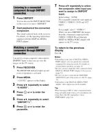 Preview for 74 page of Sony STR-DG810 Operating Instructions Manual