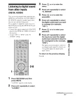 Preview for 75 page of Sony STR-DG810 Operating Instructions Manual