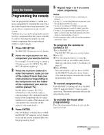 Preview for 79 page of Sony STR-DG810 Operating Instructions Manual