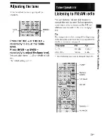 Preview for 21 page of Sony STR-DH100 Operating Instructions Manual