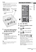 Предварительный просмотр 25 страницы Sony STR DH500 - A/V Receiver Operating Instructions Manual