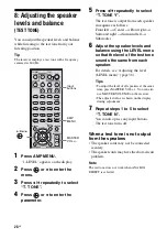 Предварительный просмотр 28 страницы Sony STR DH500 - A/V Receiver Operating Instructions Manual