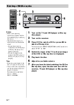 Предварительный просмотр 32 страницы Sony STR DH500 - A/V Receiver Operating Instructions Manual