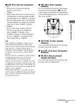 Предварительный просмотр 41 страницы Sony STR DH500 - A/V Receiver Operating Instructions Manual