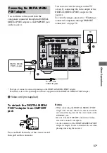 Предварительный просмотр 57 страницы Sony STR DH500 - A/V Receiver Operating Instructions Manual