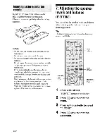 Предварительный просмотр 24 страницы Sony STR-DH500 Operating Instructions Manual