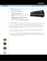 Sony STR-DH500 Specifications предпросмотр