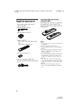 Preview for 6 page of Sony STR-DH520 Operating Instructions Manual