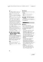 Preview for 58 page of Sony STR-DH520 Operating Instructions Manual