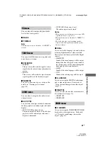 Preview for 59 page of Sony STR-DH520 Operating Instructions Manual