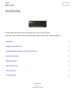 Предварительный просмотр 1 страницы Sony STR-DH550 Help Manual