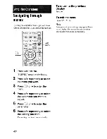 Preview for 40 page of Sony STR-DH700 Operating Instructions Manual