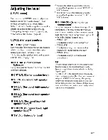 Preview for 45 page of Sony STR-DH700 Operating Instructions Manual