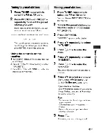 Preview for 65 page of Sony STR-DH700 Operating Instructions Manual