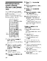 Preview for 72 page of Sony STR-DH700 Operating Instructions Manual