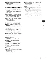 Preview for 73 page of Sony STR-DH700 Operating Instructions Manual