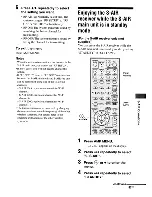 Preview for 87 page of Sony STR-DH700 Operating Instructions Manual