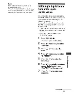 Preview for 89 page of Sony STR-DH700 Operating Instructions Manual