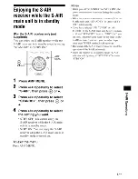 Предварительный просмотр 67 страницы Sony STR-DH710 - 10str Hifi Operating Instructions Manual