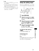 Предварительный просмотр 71 страницы Sony STR-DH710 - 10str Hifi Operating Instructions Manual