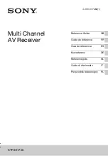 Preview for 1 page of Sony STR-DH750 Reference Manual