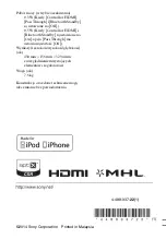 Preview for 68 page of Sony STR-DH750 Reference Manual