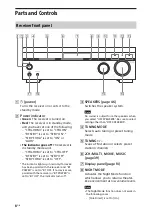 Предварительный просмотр 8 страницы Sony STR-DH790 Operating Instructions Manual