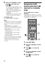 Предварительный просмотр 92 страницы Sony STR-DH800 Operating Instructions Manual