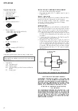 Preview for 2 page of Sony STR-DH820 Service Manual