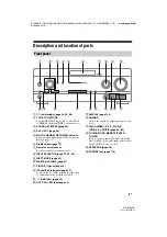 Предварительный просмотр 9 страницы Sony STR-DN1020 Operating Instructions Manual