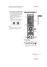 Preview for 41 page of Sony STR-DN1030 Operating Instructions Manual