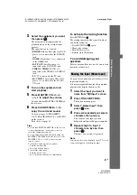 Preview for 51 page of Sony STR-DN1030 Operating Instructions Manual