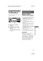 Preview for 65 page of Sony STR-DN1030 Operating Instructions Manual