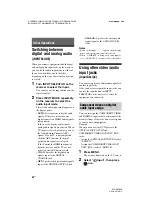 Preview for 88 page of Sony STR-DN1030 Operating Instructions Manual